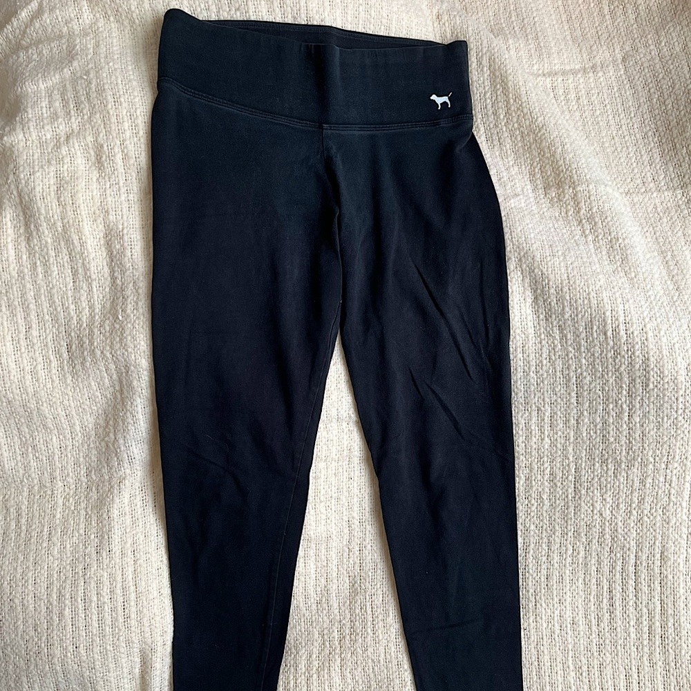 PINK Cotton Yoga Pants SMALL